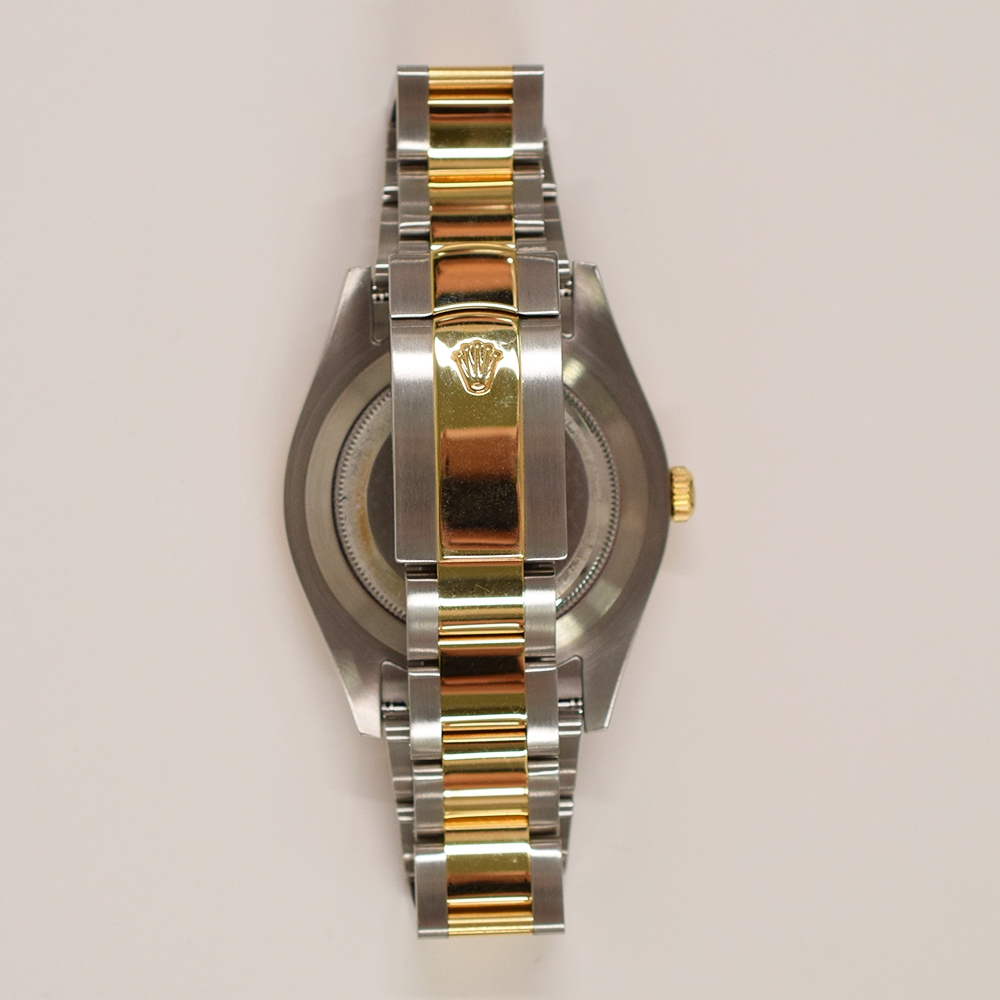 Rolex Datejust II Stainless Steel and Yellow Gold Wimbledon Roman Dial 116333