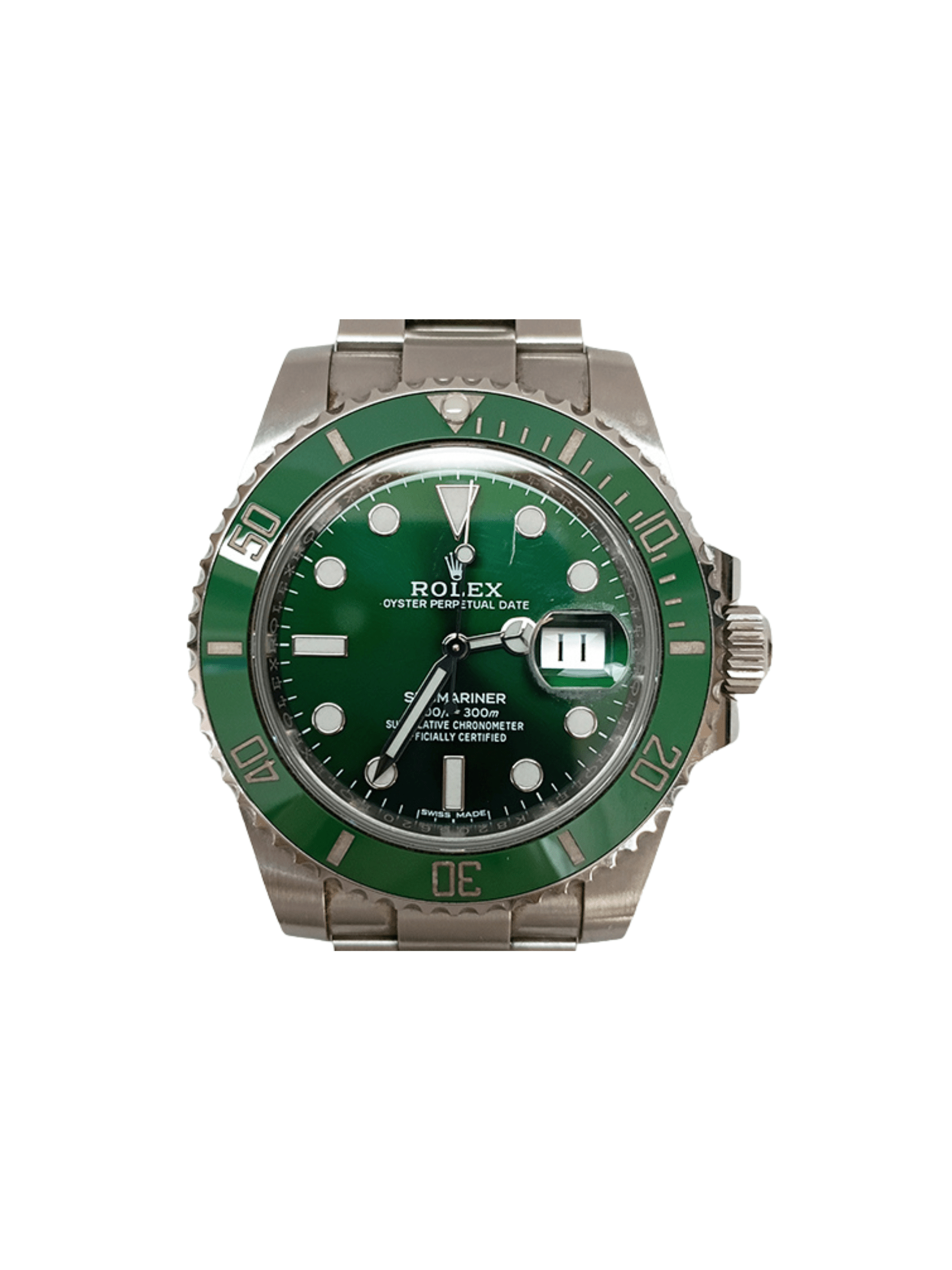 Rolex Submariner Date "Hulk" Stainless Steel Green Dial 116610LV