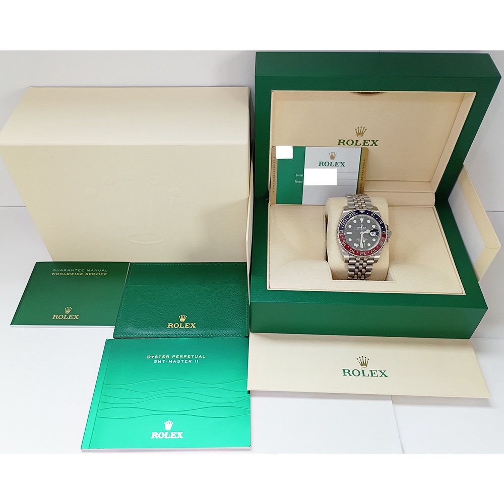 Rolex GMT-Master II "Pepsi" Stainless Steel Black Dial 126710BLRO