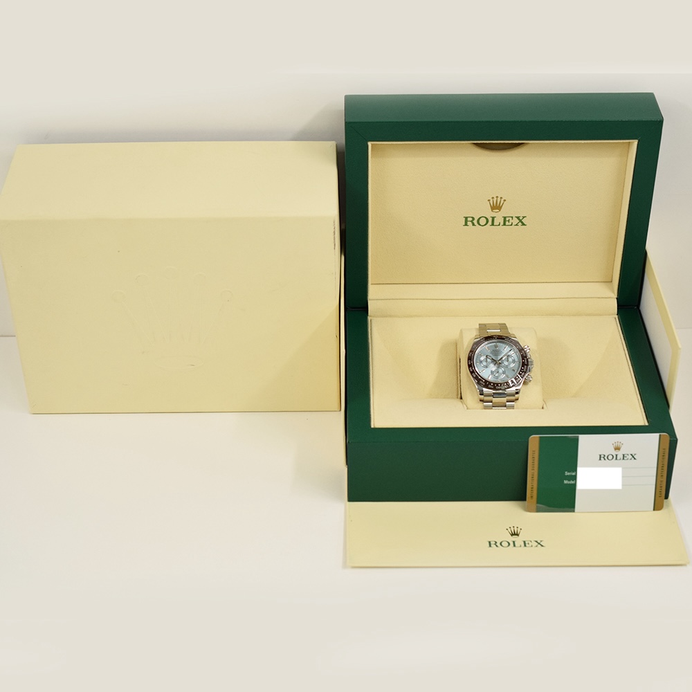 Rolex Daytona Platinum Ice Blue Diamond Dial 116506