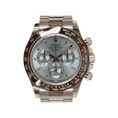 Rolex Daytona Platinum Ice Blue Diamond Dial 116506
