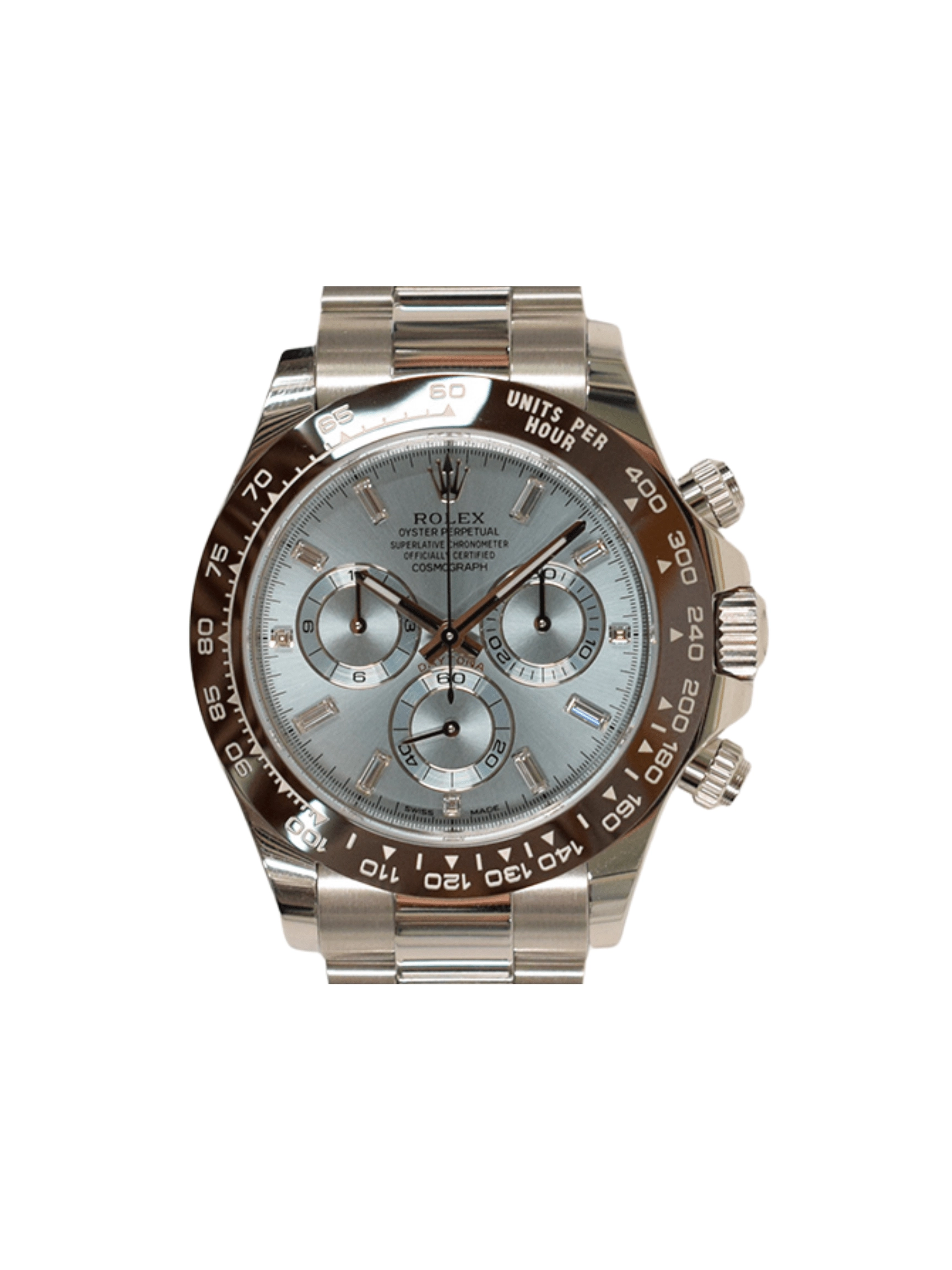 Rolex Daytona Platinum Ice Blue Diamond Dial 116506