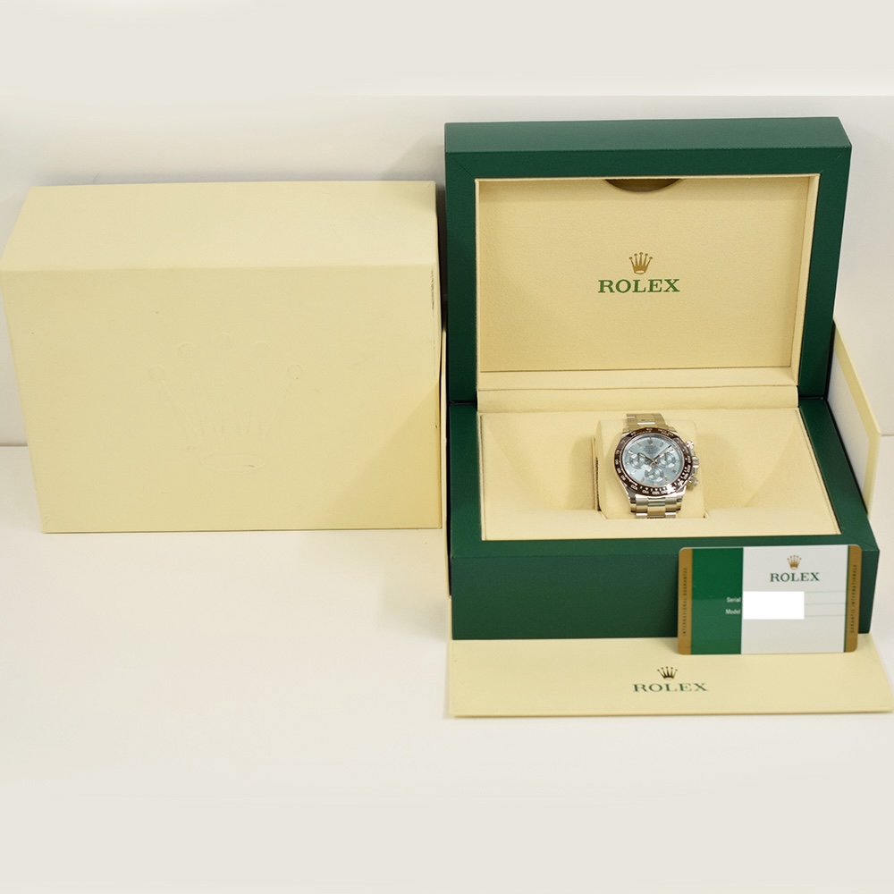 Rolex Daytona Platinum Ice Blue Diamond Dial 116506