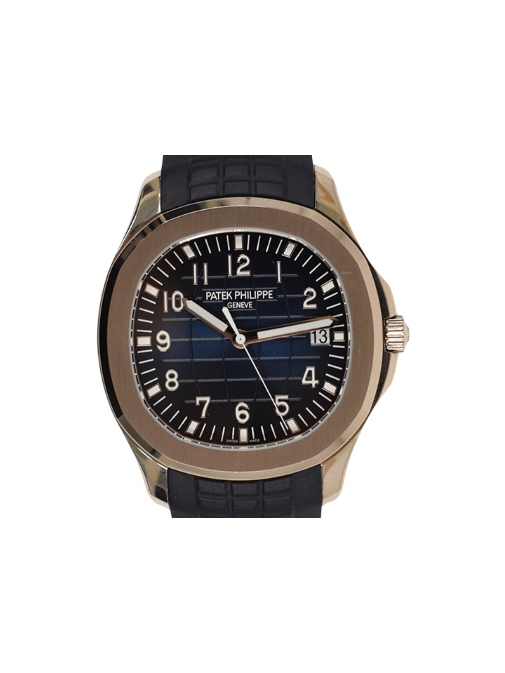 Patek Philippe Aquanaut White Gold Blue Arabic Dial 5168G-001