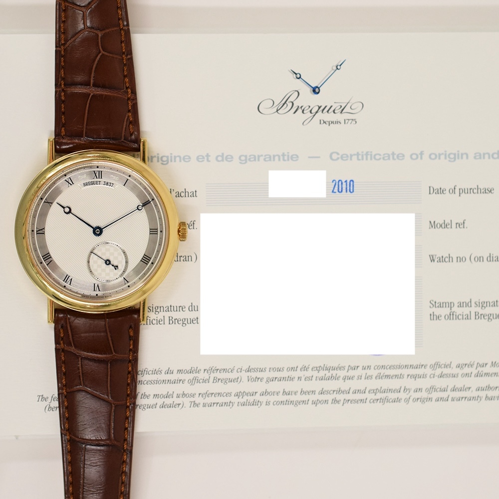Breguet Classique Yellow Gold White Roman Dial 5140BA/12/9W6