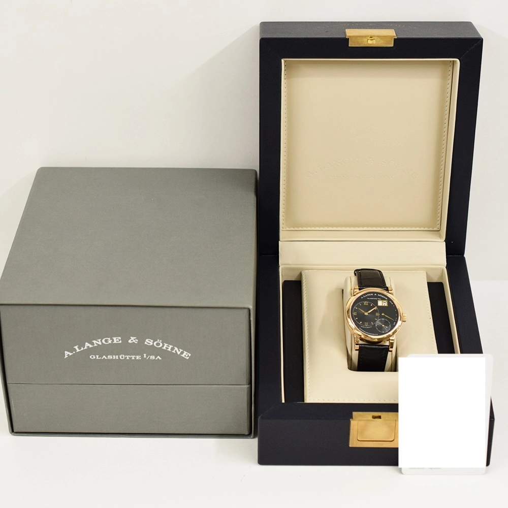 A. Lange & Söhne Lange 1 Rose Gold Black Dial 101.031