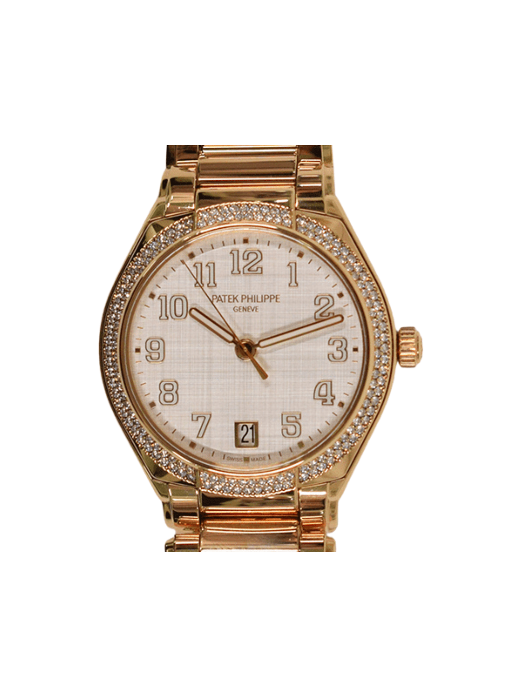 Patek Philippe Twenty~4 Rose Gold White Arabic Dial 7300/1200R