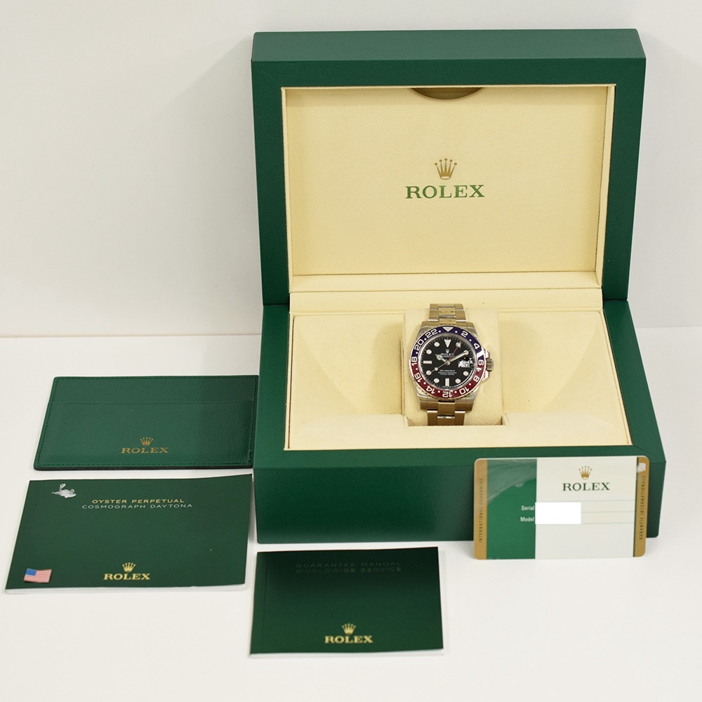Rolex GMT-Master II "Pepsi" White Gold Black Dial 116719BLRO