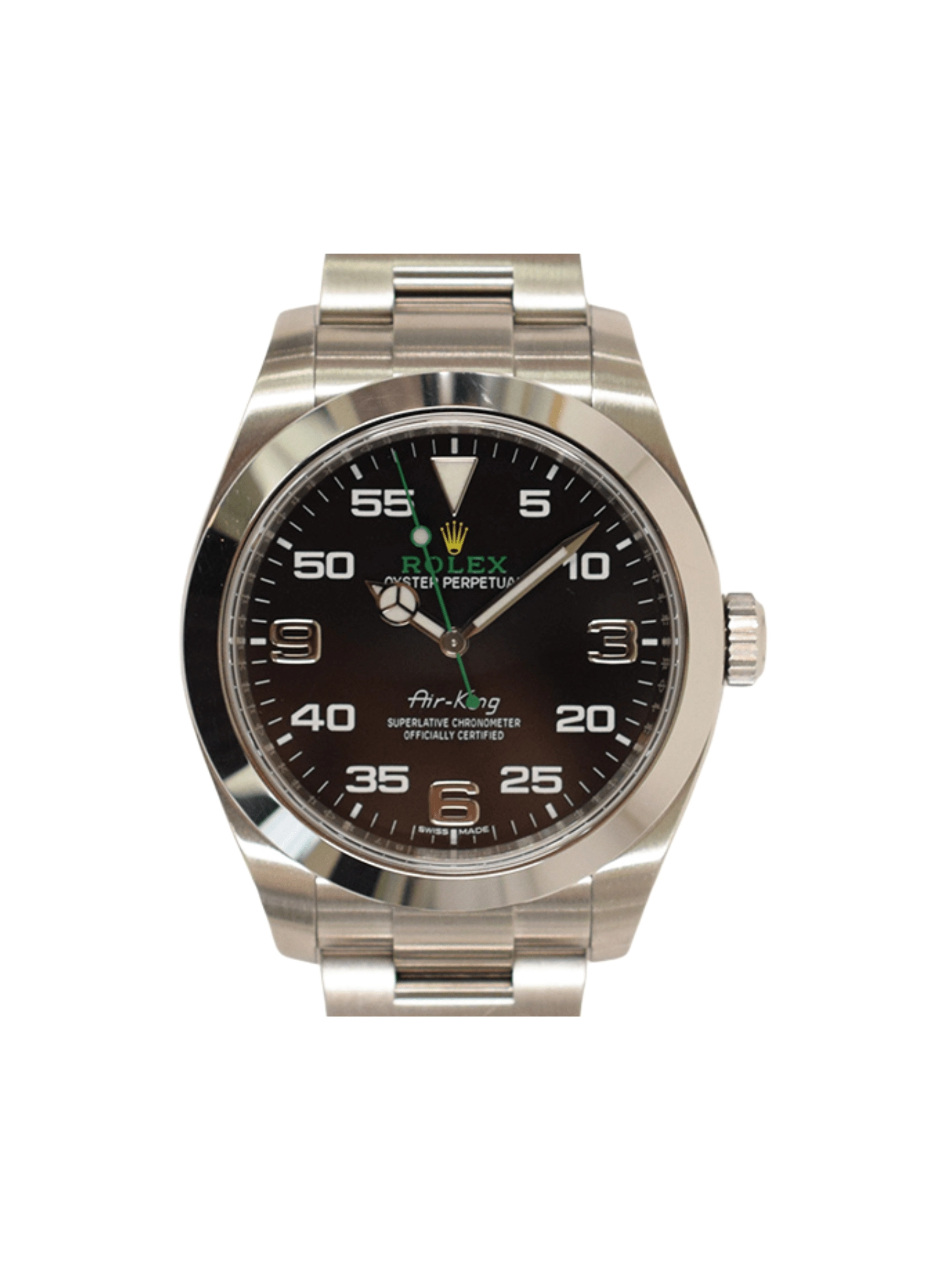 Rolex Air-King Stainless Steel Black Arabic Dial 116900