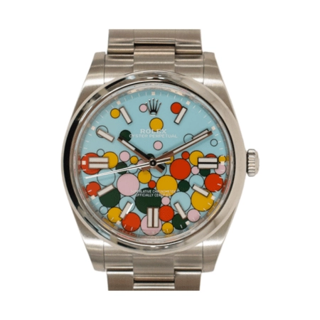 Rolex Oyster Perpetual 41 Stainless Steel "Celebration" Dial 124300