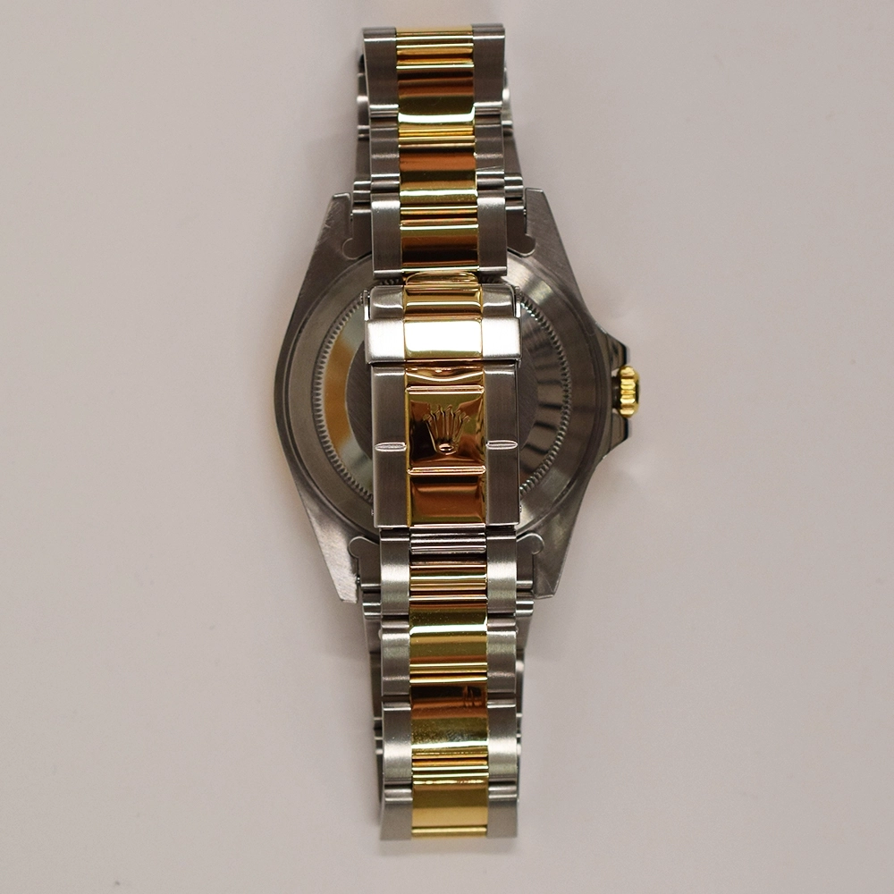 Rolex GMT-Master II Stainless Steel and Yellow Gold Chocolate Dial 16713