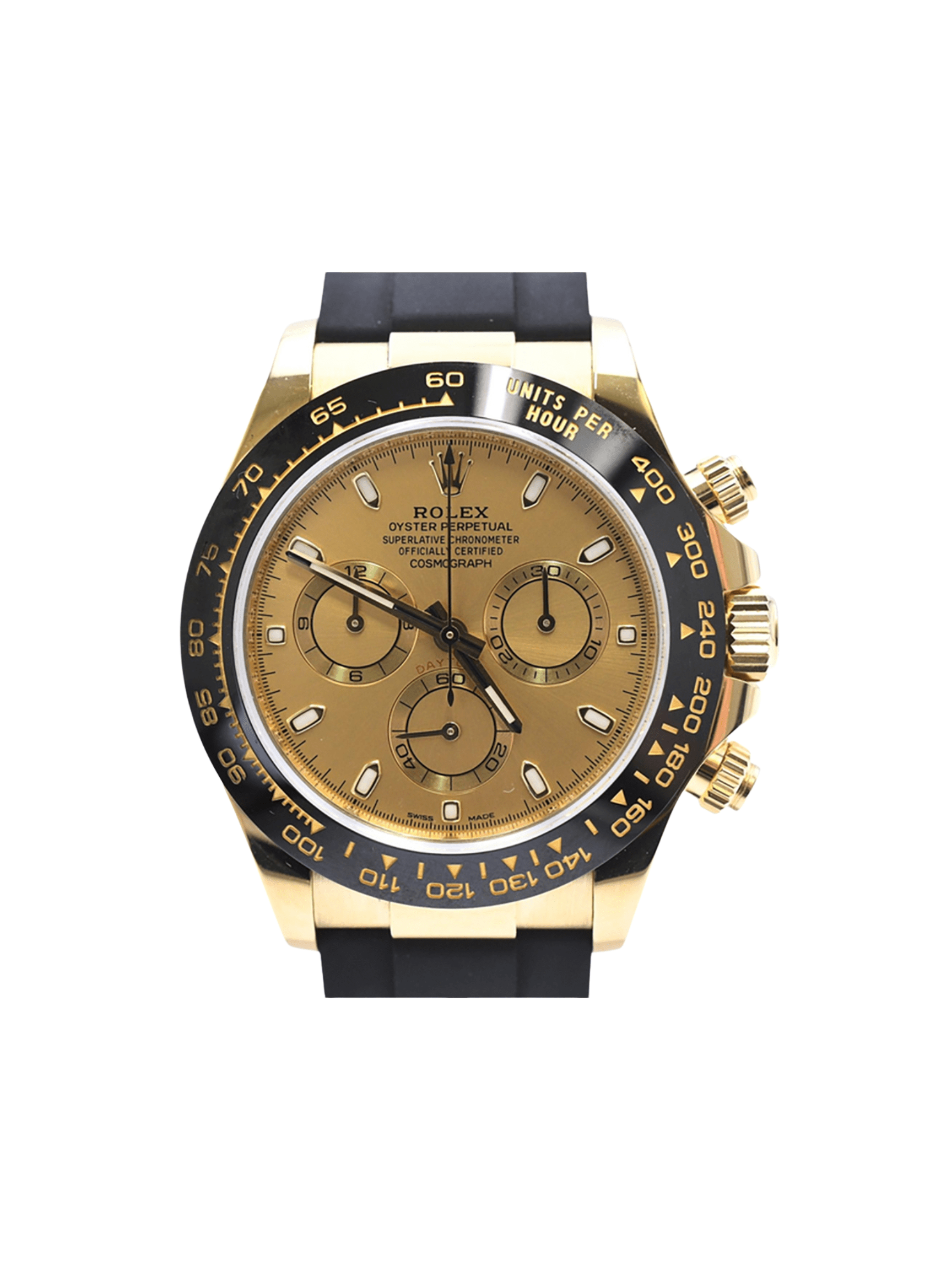 Rolex Daytona Yellow Gold Champagne Dial 116518LN