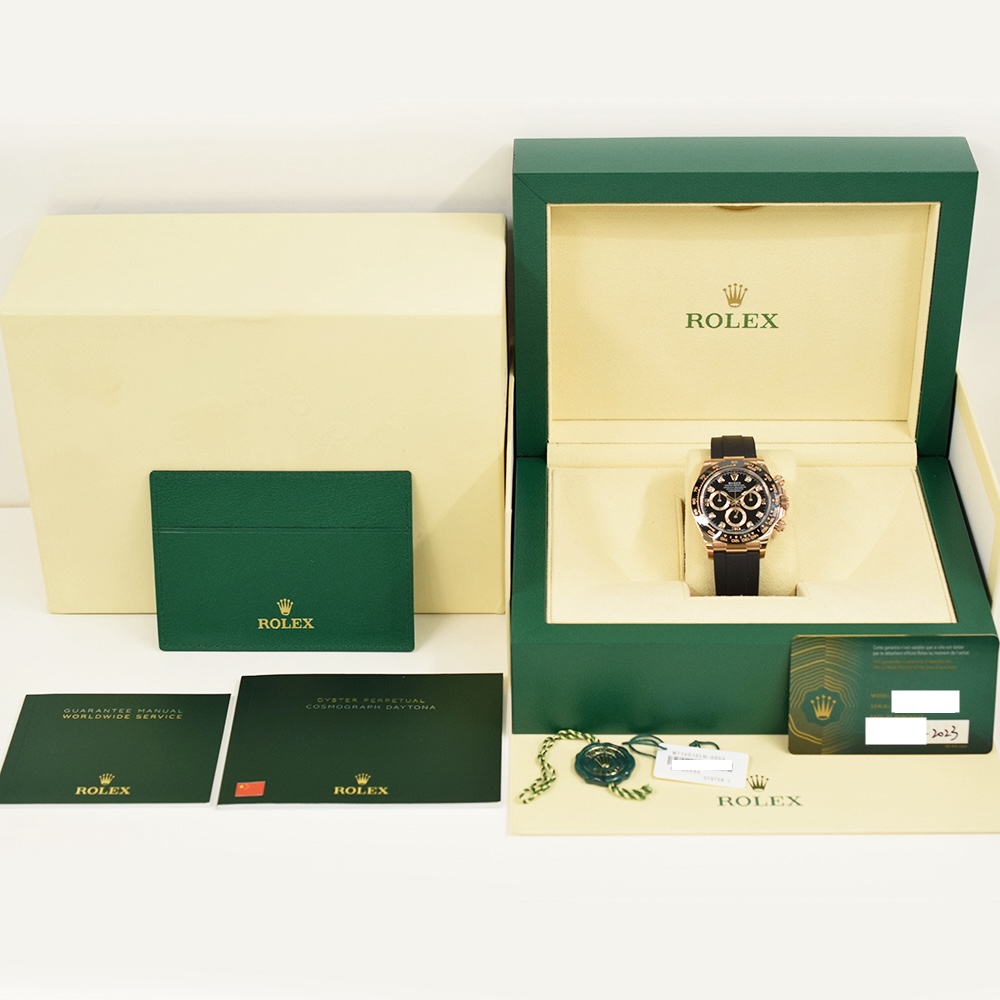 Rolex Daytona Rose Gold Black Diamond Dial 116515LN