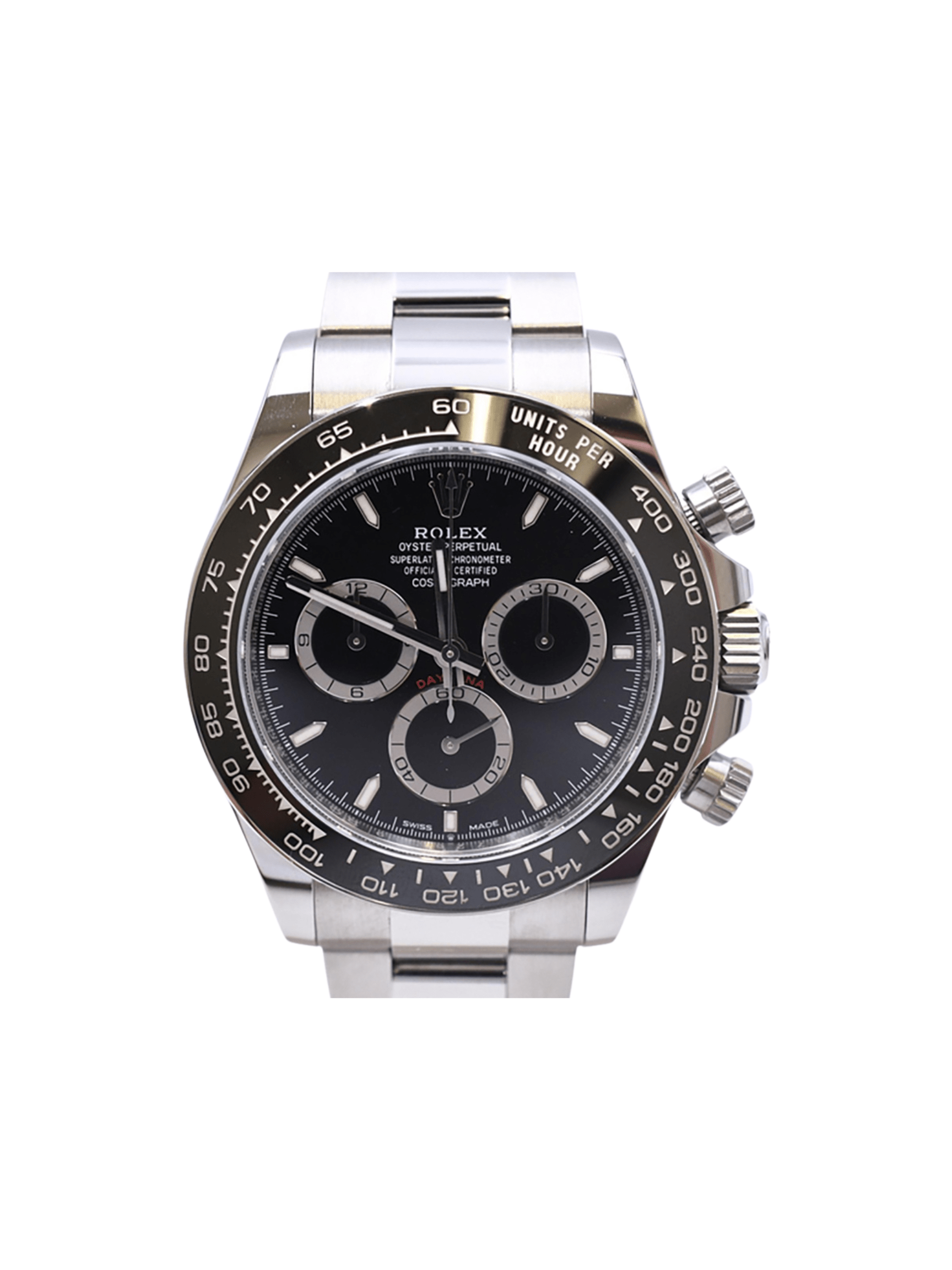 Rolex Daytona Stainless Steel Black Dial 126500LN