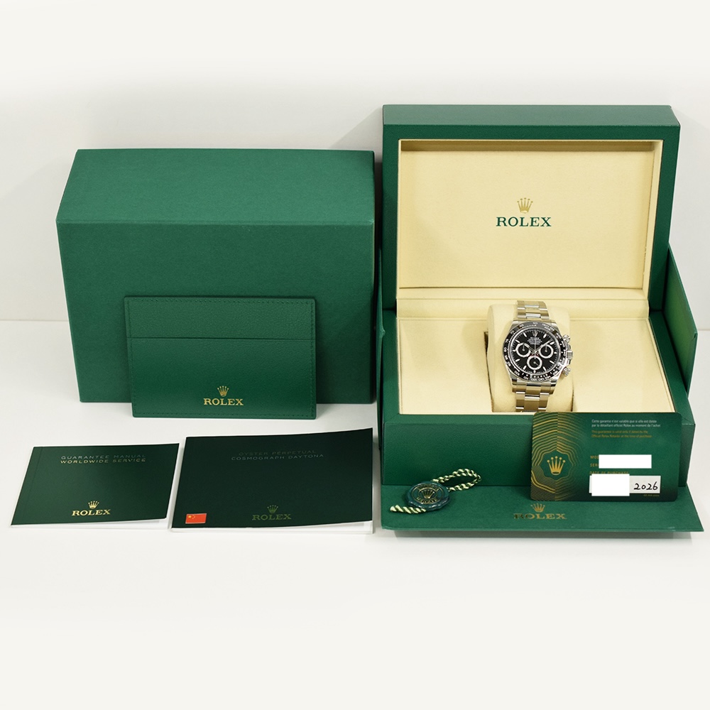 Rolex Daytona Stainless Steel Black Dial 126500LN
