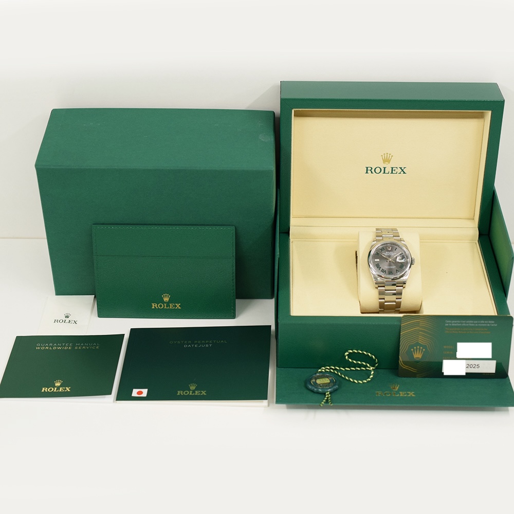 Rolex Datejust 36 Stainless Steel Wimbledon Roman Dial 126200