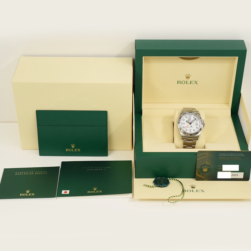 Rolex Explorer II Stainless Steel White Dial 226570