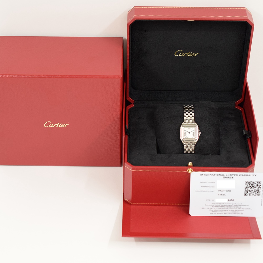 Cartier Panthère de Cartier Stainless Steel Silver Roman Dial WSPN0013