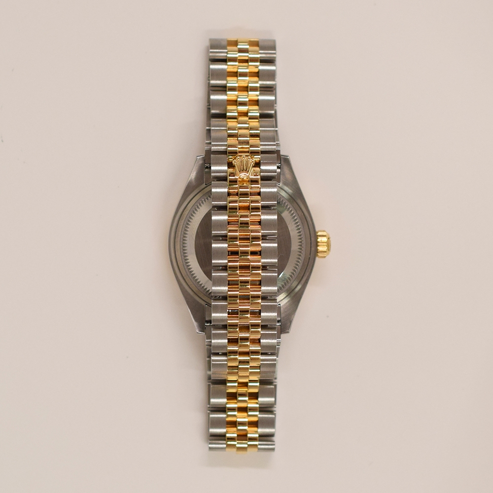 Rolex Lady-Datejust Stainless Steel and Yellow Gold Silver Roman Dial 279173