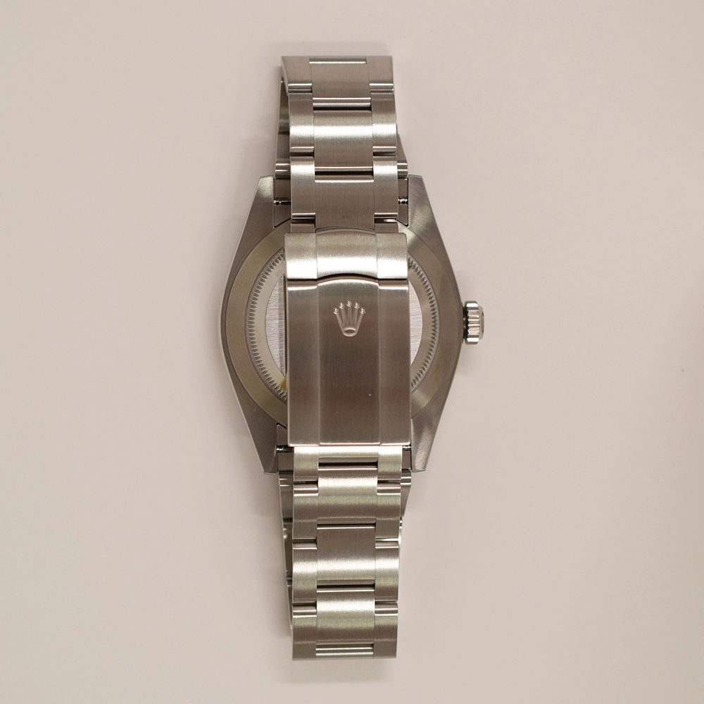 Rolex Oyster Perpetual Stainless Steel Blue Stick Dial 134300