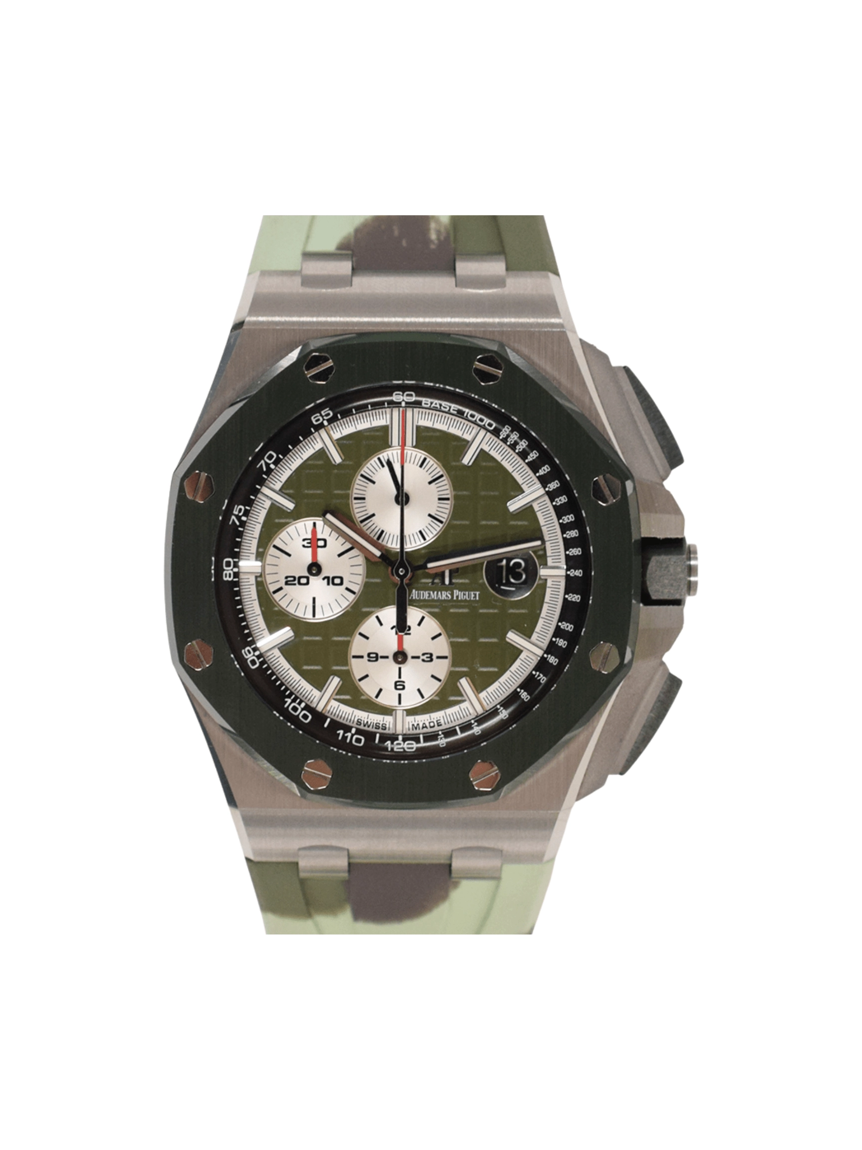 Audemars Piguet Royal Oak Offshore Chronograph Stainless Steel Green Dial 26400SO.OO.A055CA.01