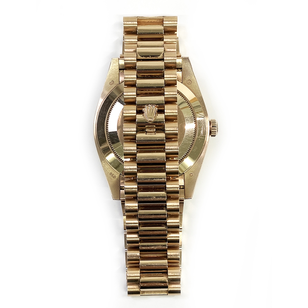 Rolex Day-Date 40 Rose Gold Pave Diamond Dial 228235 Bracelet