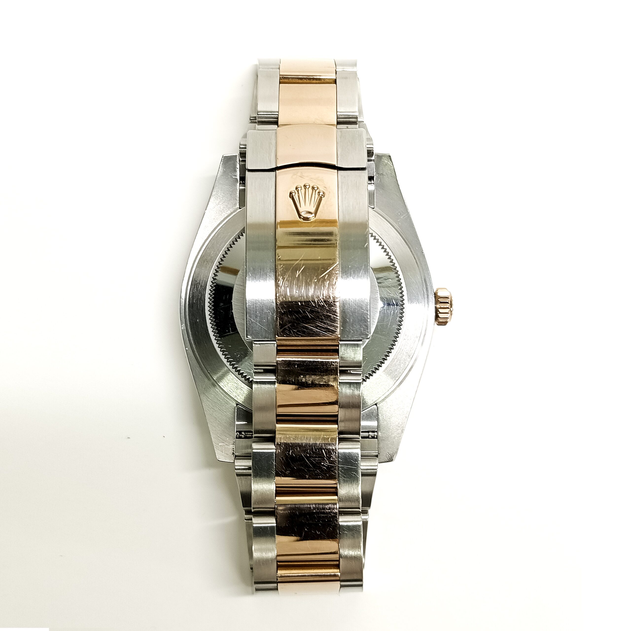 Rolex Datejust 41 Gold/Steel Chocolate Diamond Dial 126331 Bracelet