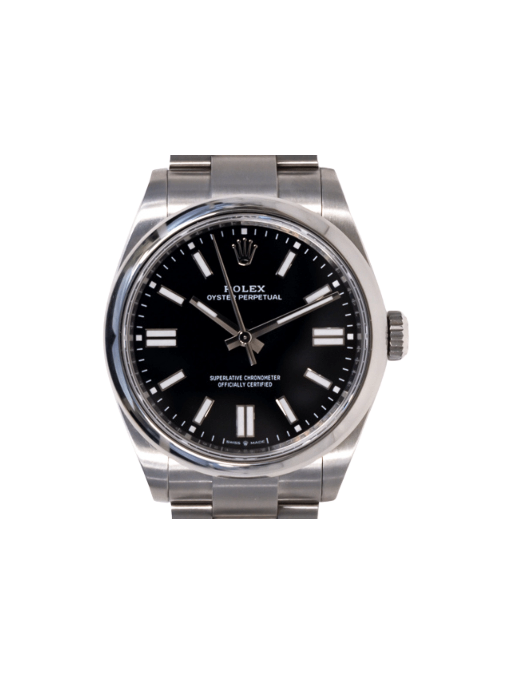 Rolex Oyster Perpetual Stainless Steel Black Dial 134300
