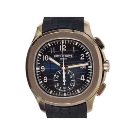 Patek Philippe Aquanaut Chronograph White Gold Blue Arabic Dial 5968G-001