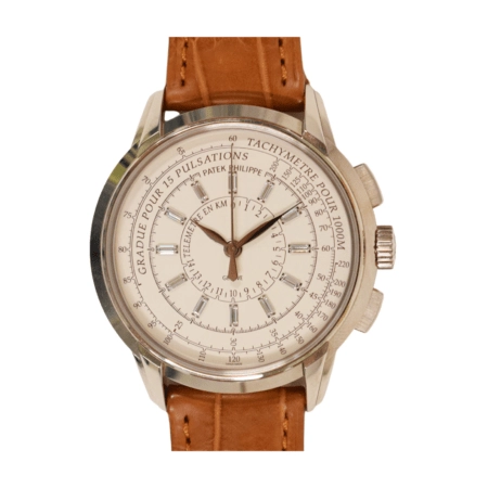 Patek Philippe Complication "175th Anniversary Celebration" White Gold Silver Diamond Dial 4675G-001