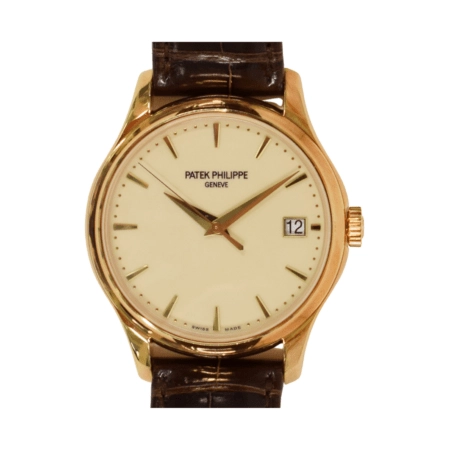 Patek Philippe Calatrava Date Yellow Gold Ivory Dial 5227J-001