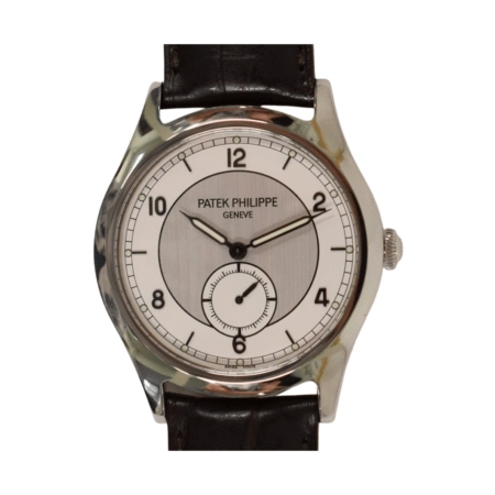 Patek Philippe Calatrava "Geneva Boutique" Stainless Steel Silver Arabic Dial 5565A-001
