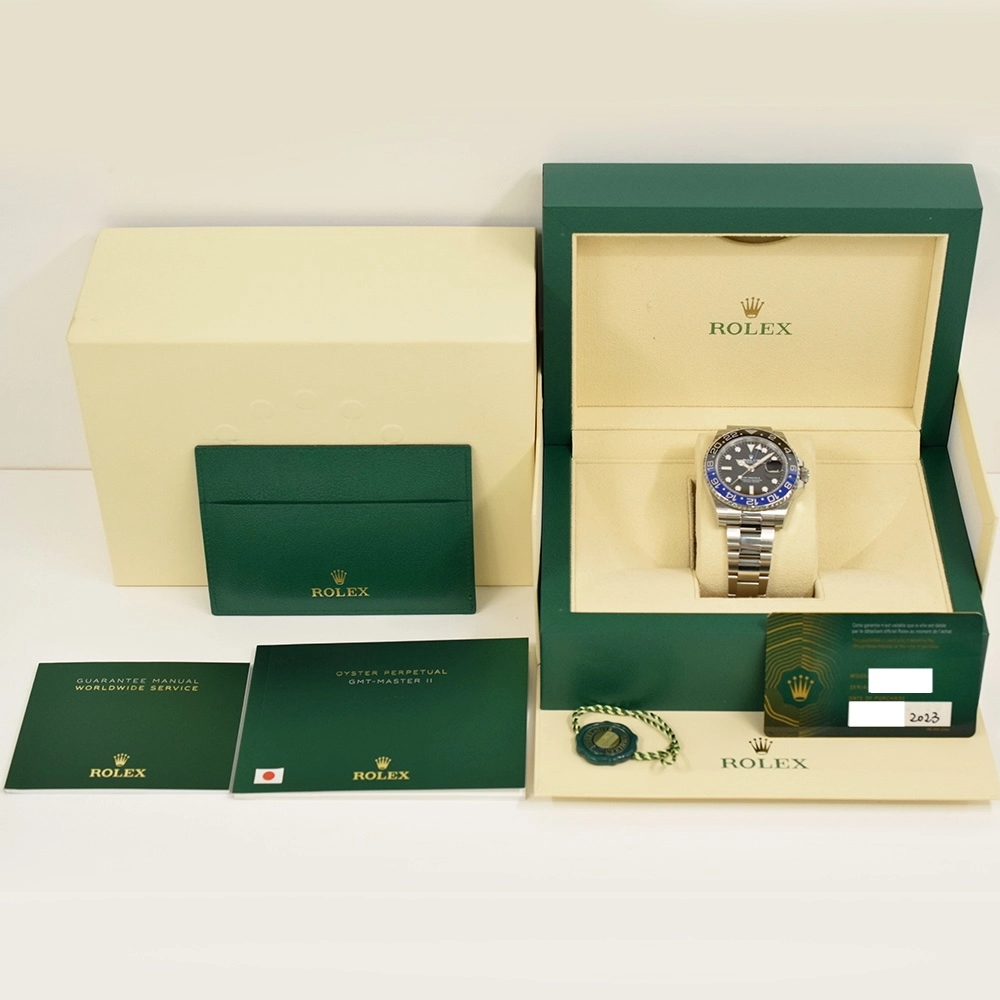 Rolex GMT-Master II Stainless Steel "Batman" Black Dial 126710BLNR