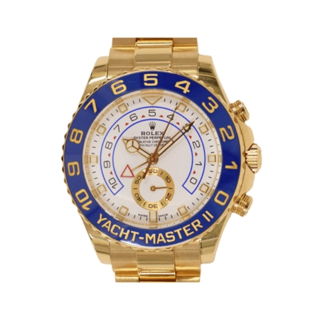 Rolex Yacht-Master II Yellow Gold White Dial 116688