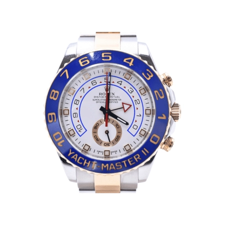 Rolex Yacht-Master II Stainless Steel and Rose Gold White Dial 116681