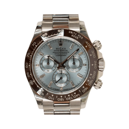 Rolex Daytona Platinum Ice Blue Diamond Dial 116506