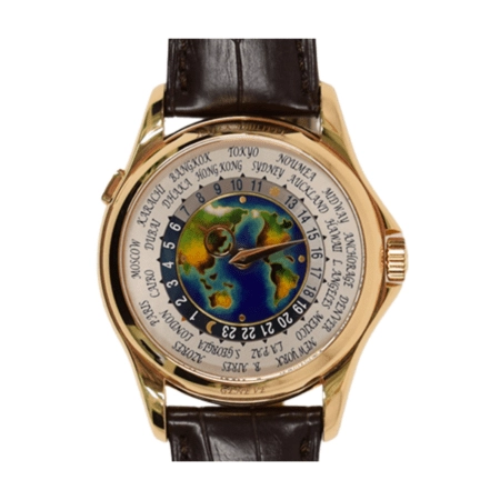 Patek Philippe World Time Complications Yellow Gold Enamel Dial 5131R-011
