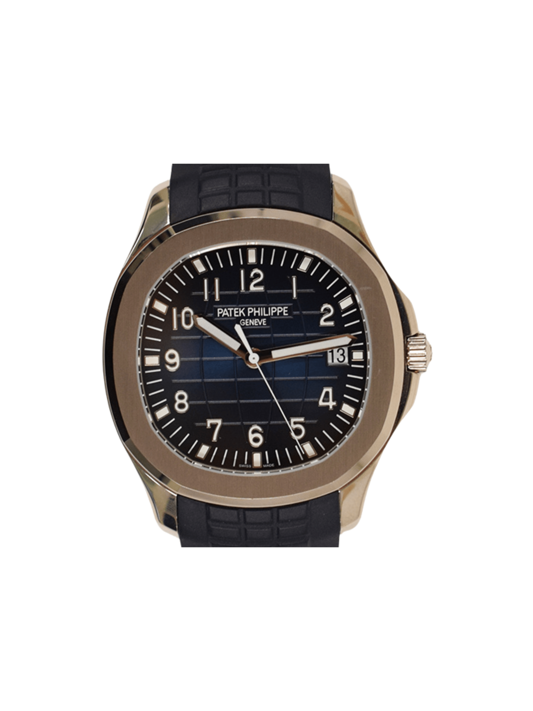 Patek Philippe Aquanaut White Gold Blue Arabic Dial 5168G-001