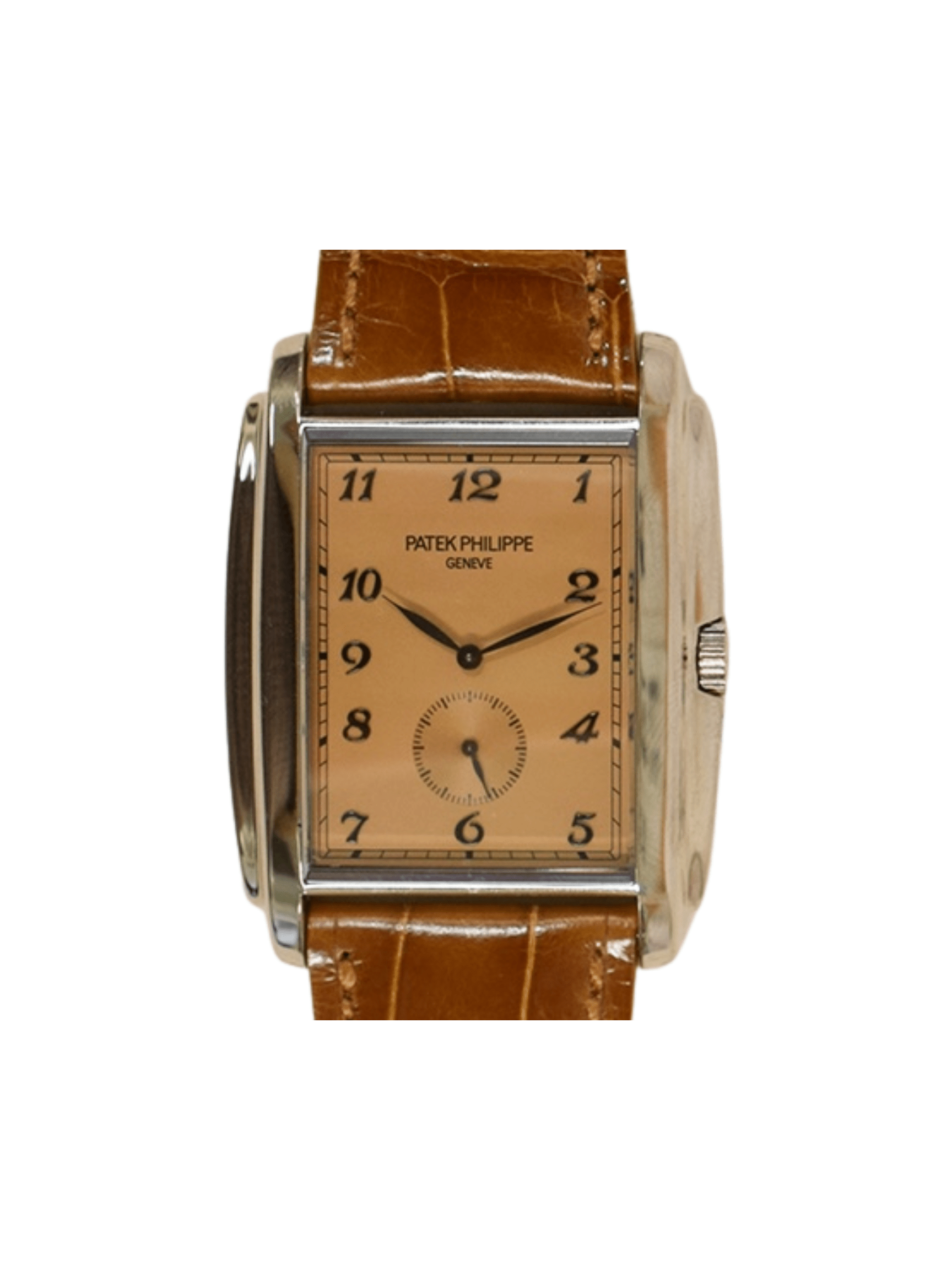 Patek Philippe Calatrava 37 White Gold Brown Arabic Dial 5124G-001
