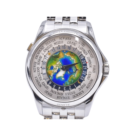 Patek Philippe World Time Platinum White Dial 5131/1P-001