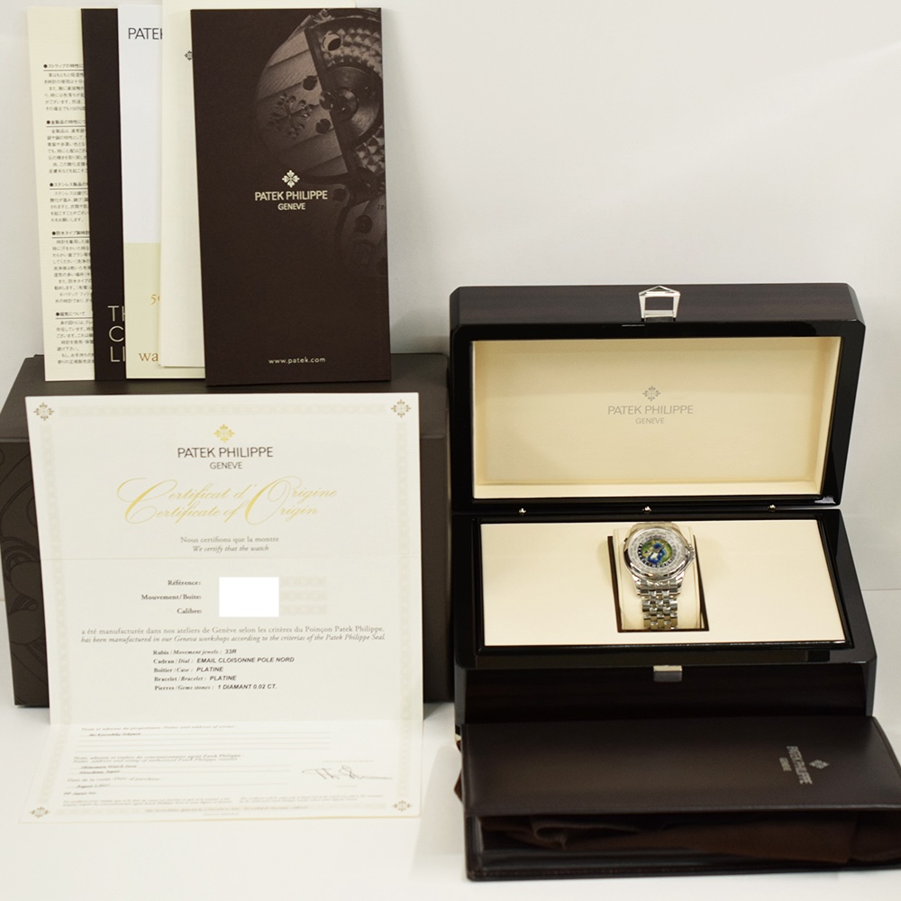 Patek Philippe World Time Platinum White Dial 5131/1P-001