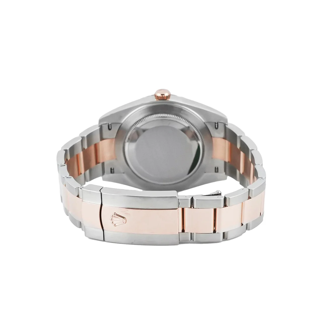 Rolex Datejust 41 Stainless Steel and Rose Gold Brown Stick Dial 126331
