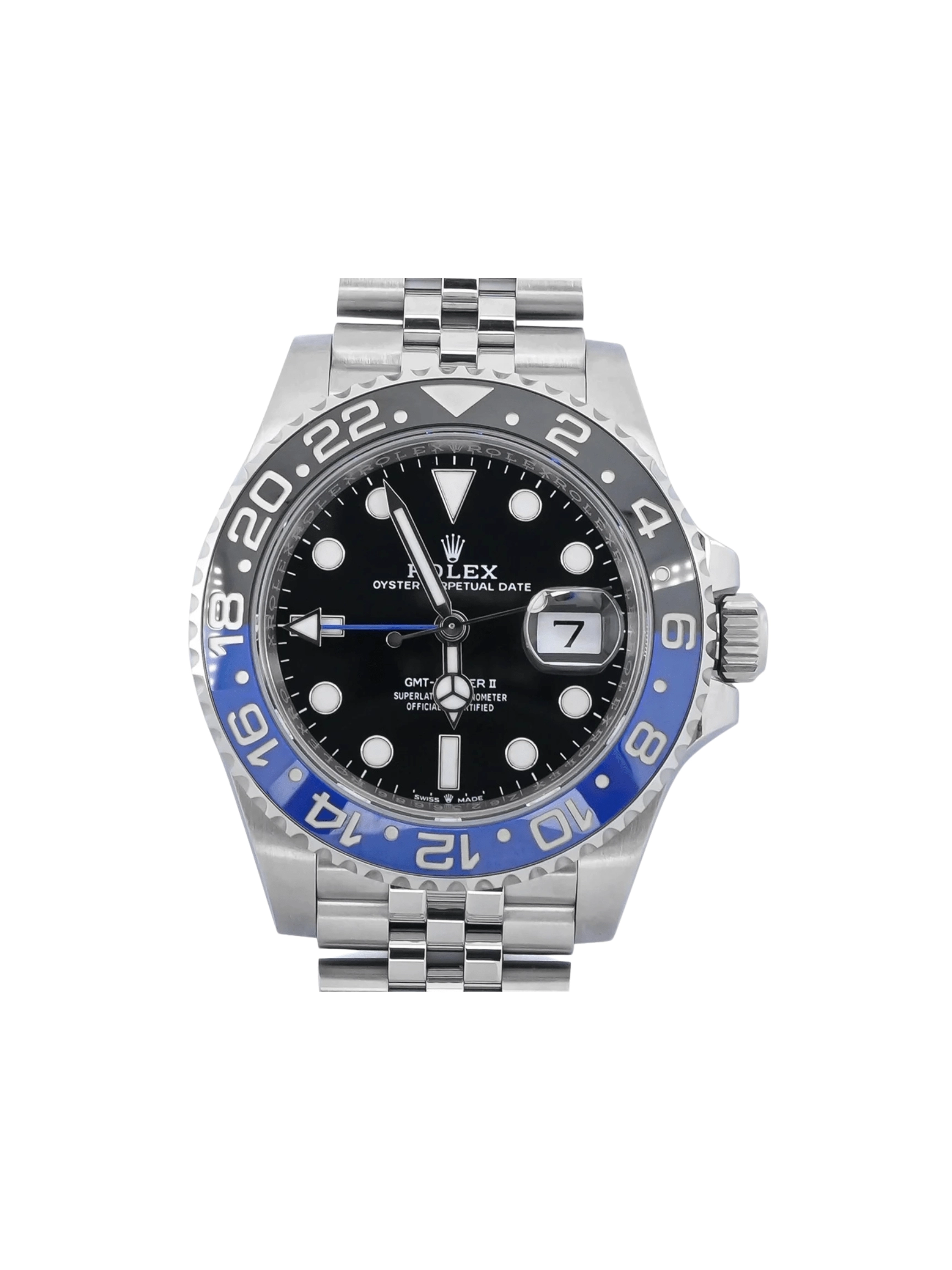 Rolex GMT-Master II "Batgirl" Stainless Steel Black Dial 126710BLNR