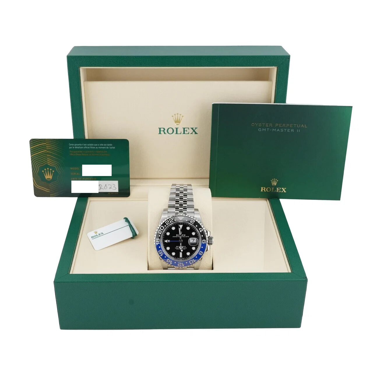 Rolex GMT-Master II "Batgirl" Stainless Steel Black Dial 126710BLNR