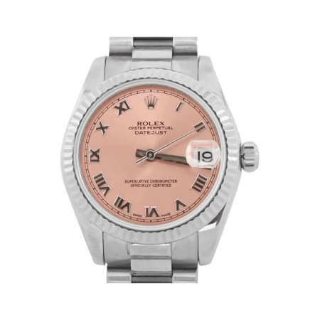 Rolex Datejust 31 White Gold Pink Roman Dial 178279