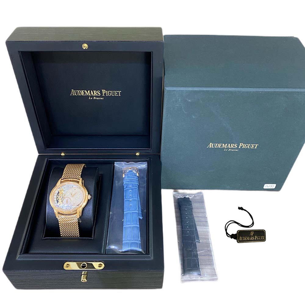 Audemars Piguet Millenary Frosted Rose Gold and Opal Dial 77244OR.GG.1272OR - Image 2