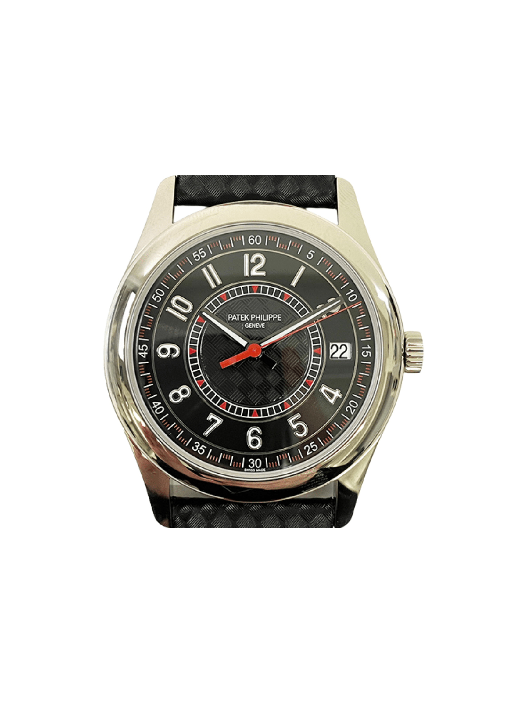 Patek Philippe Calatrava White Gold "Carbon" Motif Dial 6007G-010