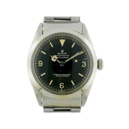 Rolex Vintage Explorer “Exclamation Dot!” Stainless Steel Black Dial 1016