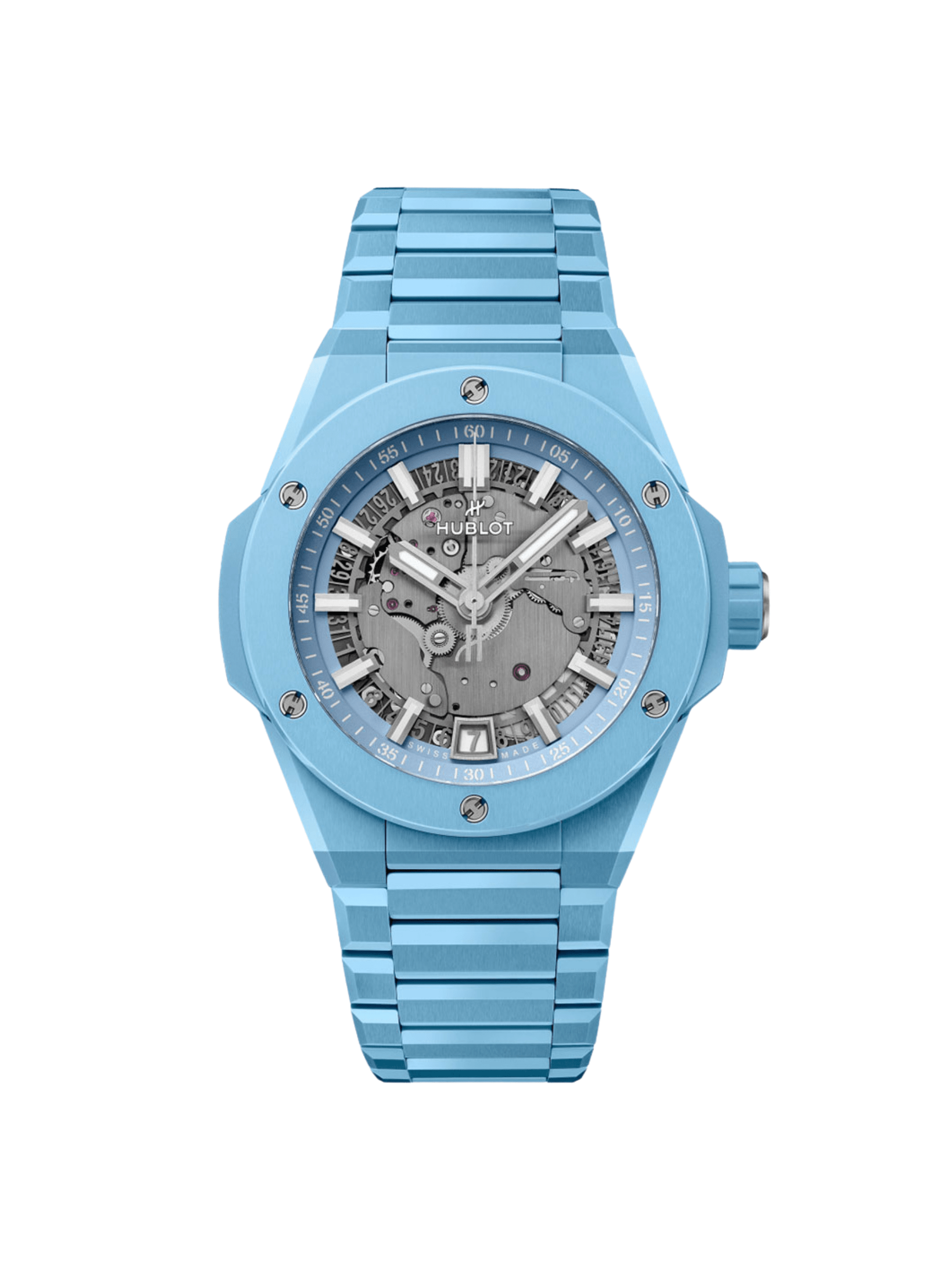 Hublot Big Bang Integrated Time Only 40Mm Sky Blue Ceramic Automatic 456.EX.5120.EX