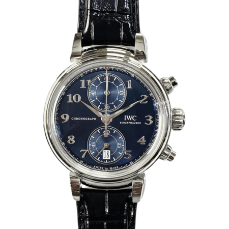 IWC Da Vinci Chronograph Stainless Steel Blue Arabic Dial IW393402